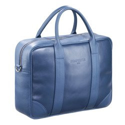 Skórzana torba biznesowa na laptopa i dokumenty